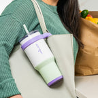 Reduce Cold1 40oz Tumbler with Handle, Stainless Steel, Color Block