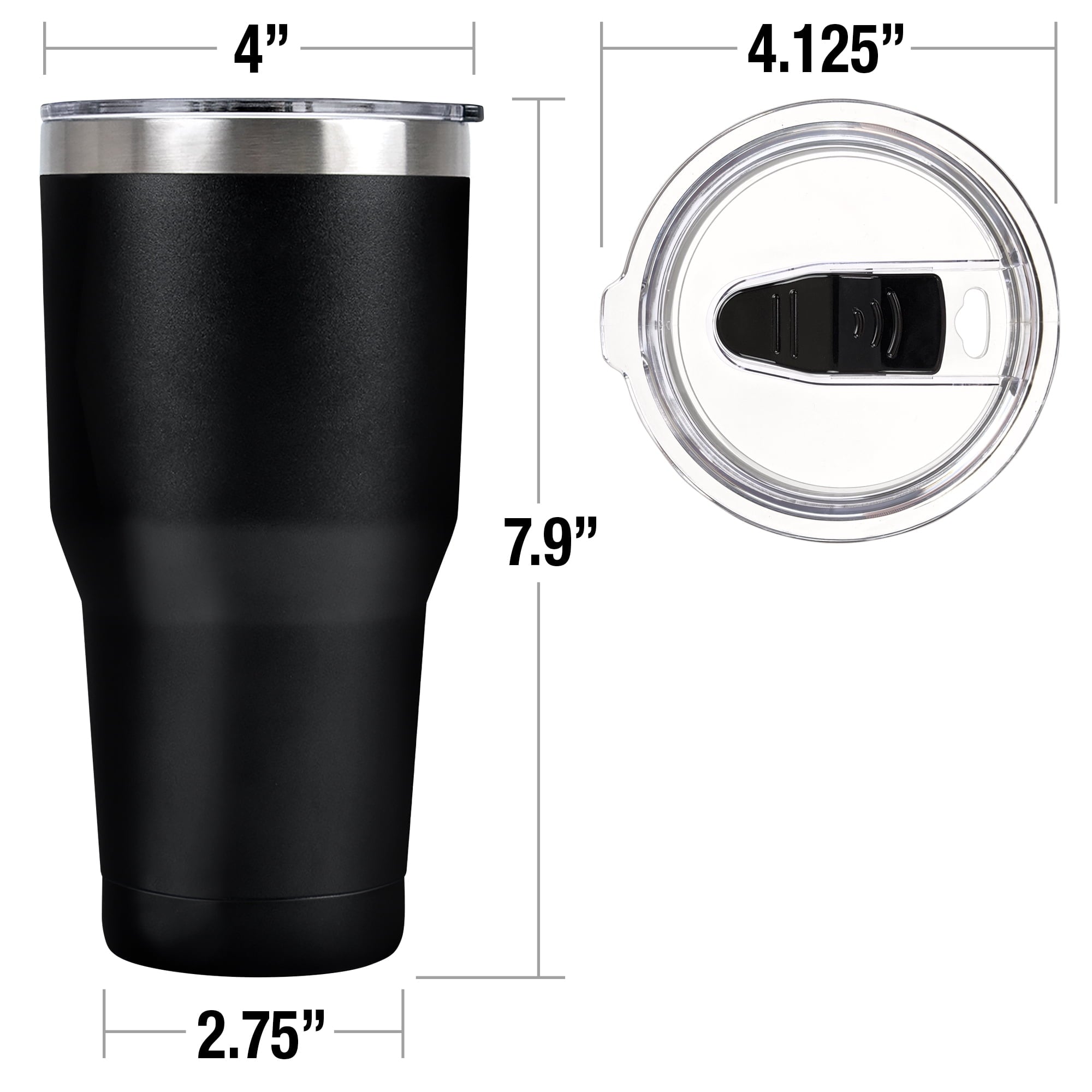 Elvis Official 68 Photos 30 oz Travel Tumbler, Stainless Steel, Vacuum Insulated with Leak Resistant Slide-Lock Lid