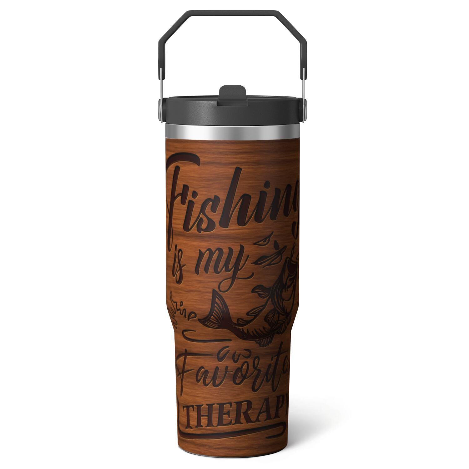 1pc Movie 30oz Tumbler with Straw & Handle - Insulated Stainless Steel Cup | Holiday Gift for Man Women (Christmas, Valentine's, Birthday) - Tumbler