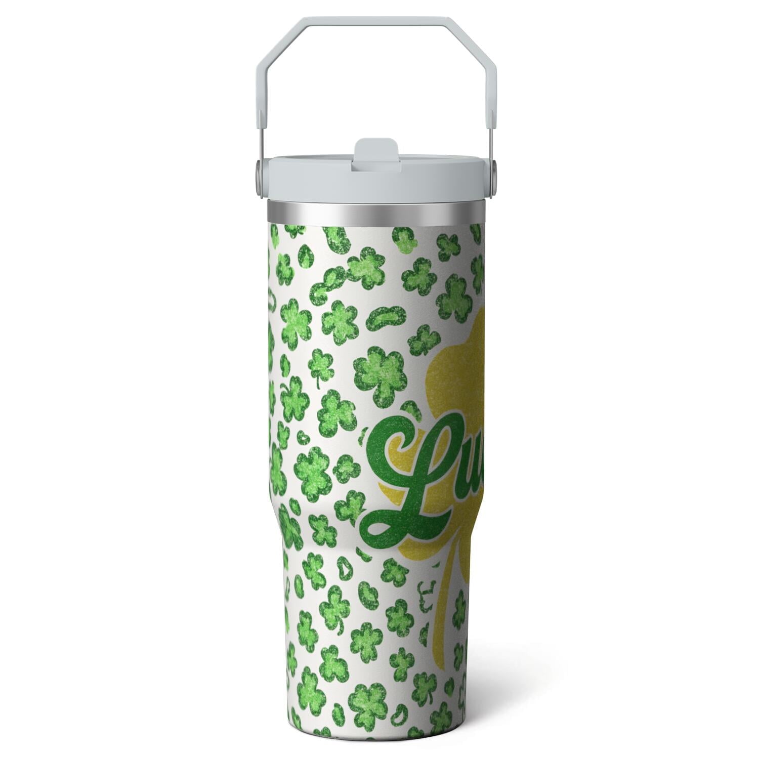 1pc Movie 30oz Tumbler with Straw & Handle - Insulated Stainless Steel Cup | Holiday Gift for Man Women (Christmas, Valentine's, Birthday) - Tumbler