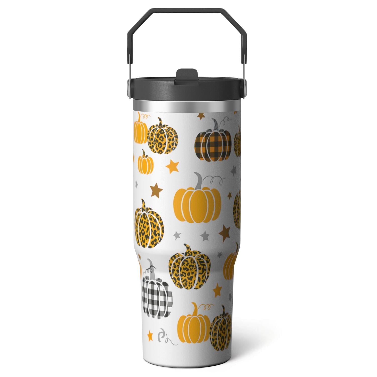 1pc cherry 30oz Tumbler with Straw & Handle - Insulated Stainless Steel Cup | Holiday Gift for Man Women (Christmas, Valentine's, Birthday) - Insulated Tumbler