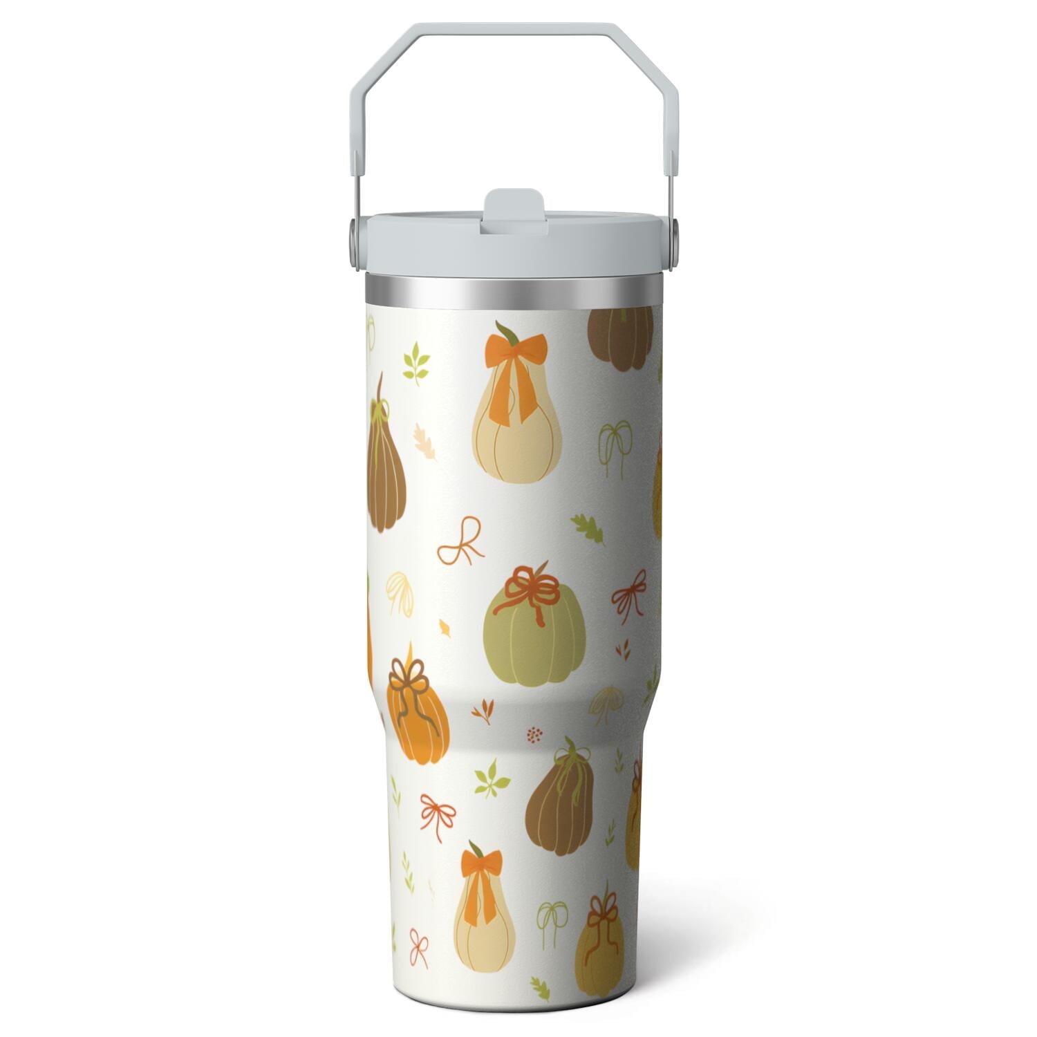 1pc Hummingbird 30oz Tumbler with Straw & Handle - Insulated Stainless Steel Cup | Holiday Gift for Man Women (Christmas, Valentine's, Birthday) - Insulated Tumbler