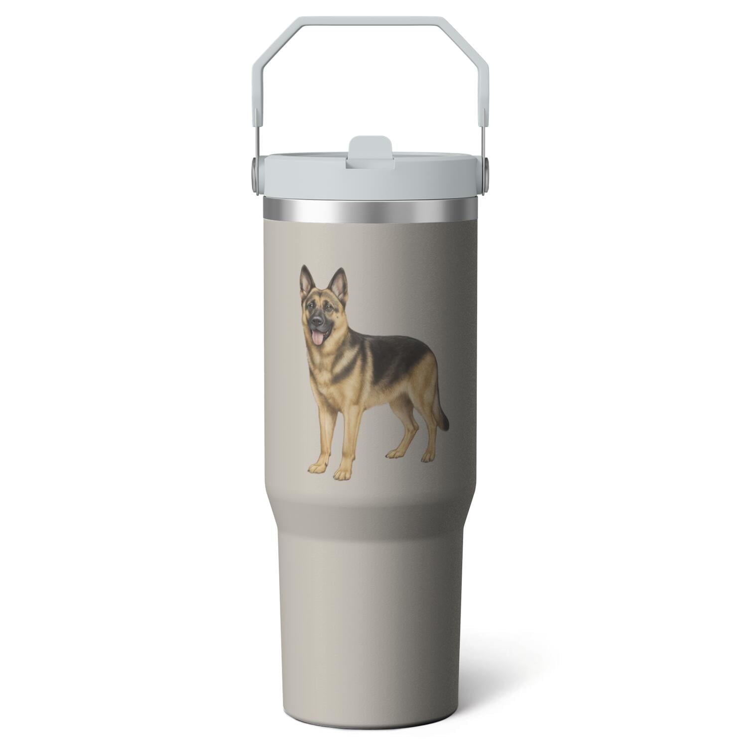 1pc Bow 30oz Tumbler with Straw & Handle - Insulated Stainless Steel Cup | Holiday Gift for Man Women (Christmas, Valentine's, Birthday) - Insulated Tumbler