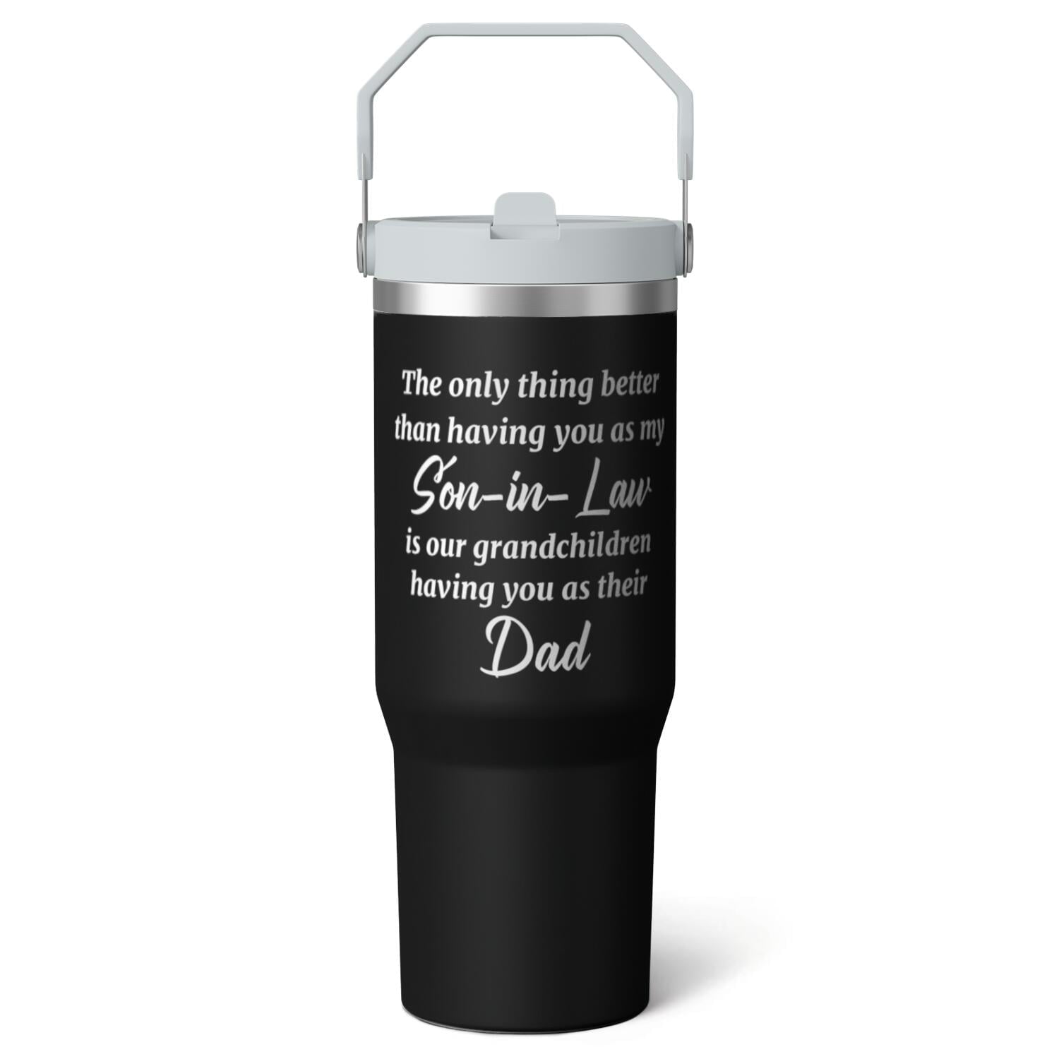 1pc Capibara 30oz Tumbler with Straw & Handle - Insulated Stainless Steel Cup | Holiday Gift for Man Women (Christmas, Valentine's, Birthday) - Insulated Tumbler