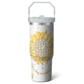 1pc Capibara 30oz Tumbler with Straw & Handle - Insulated Stainless Steel Cup | Holiday Gift for Man Women (Christmas, Valentine's, Birthday) - Insulated Tumbler
