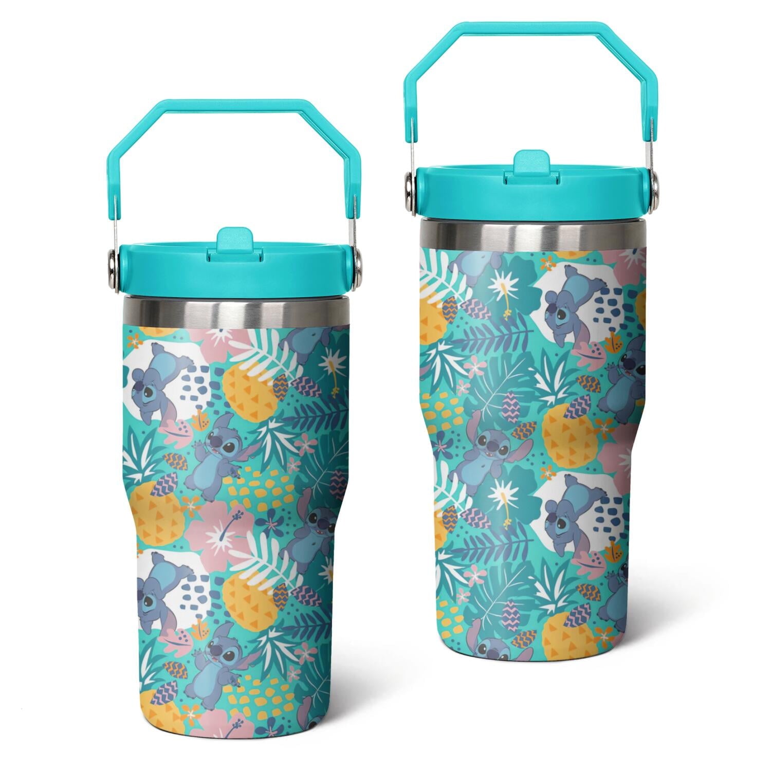 20oz Cartoon Movie Stainless Steel Tumbler with Lid and Straw,Spill Proof Cartoon Travel Cup for Cartoon Lovers,Double Wall Vacuum Insulated Coffee Mug with Top Handle Pink - Tumbler