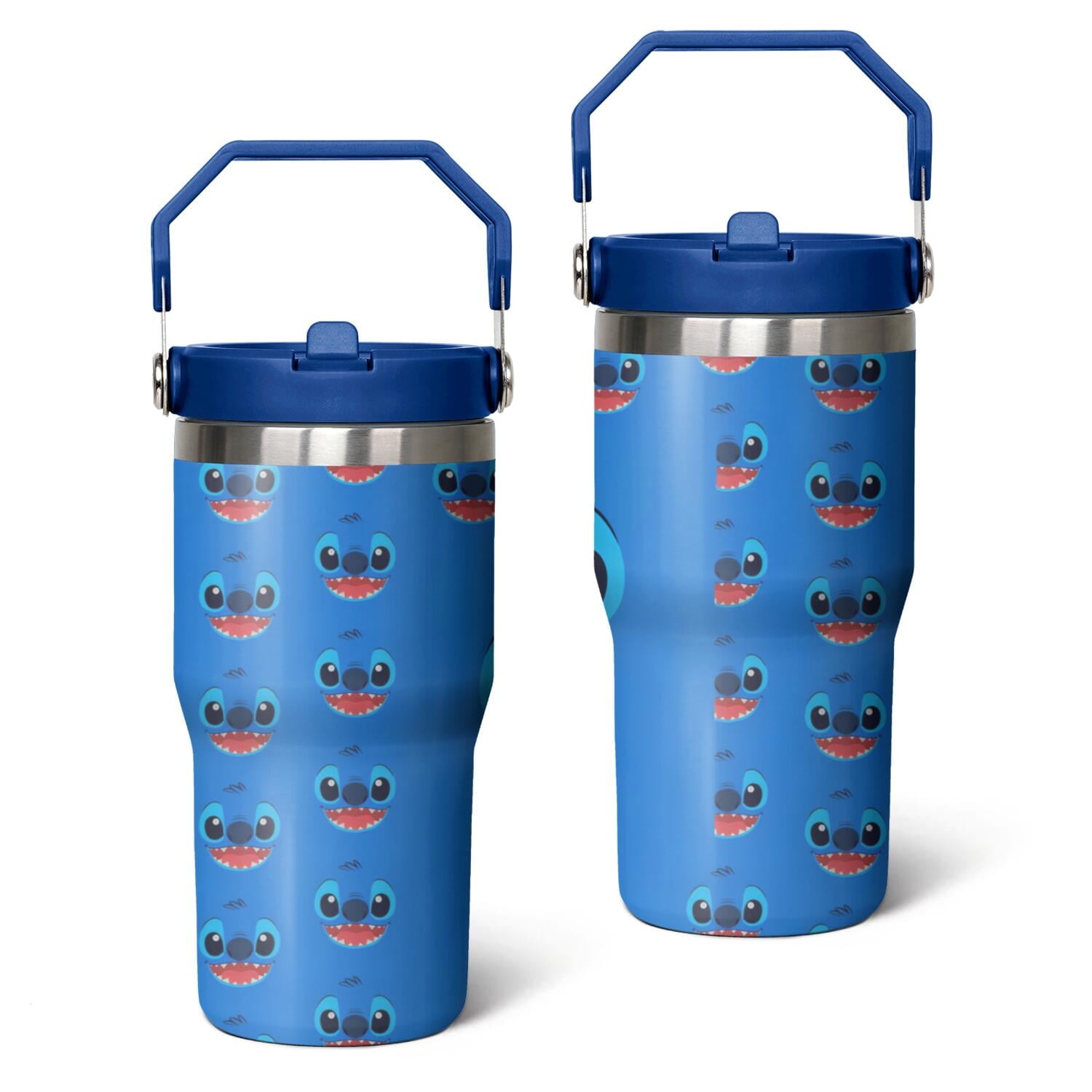 20oz Cartoon Movie Stainless Steel Tumbler with Lid and Straw,Spill Proof Cartoon Travel Cup for Cartoon Lovers,Double Wall Vacuum Insulated Coffee Mug with Top Handle Pink - Tumbler
