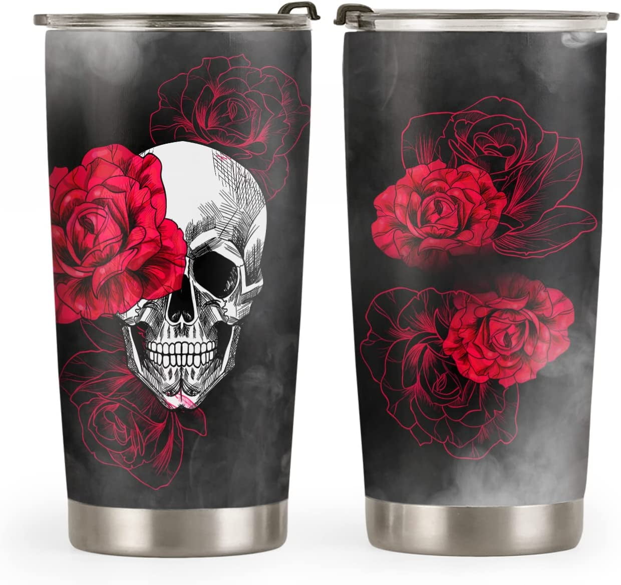 20oz Butterfly Gifts for Women, Valentines Day Gifts for Her, Coffee Thermos For Women, Coffee Gifts for Women, Colorful Rainbow Butterfly Tumbler Cup, Insulated Travel Coffee Mug with Lid - Insulated Tumbler