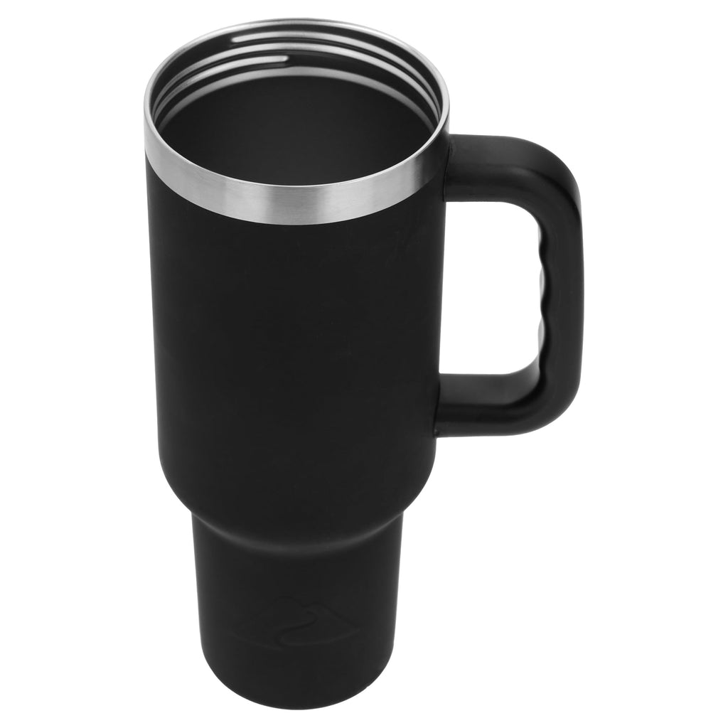 (6 pack) Ozark Trail 40 oz Stainless Steel Insulated Tumbler with Handle, Black