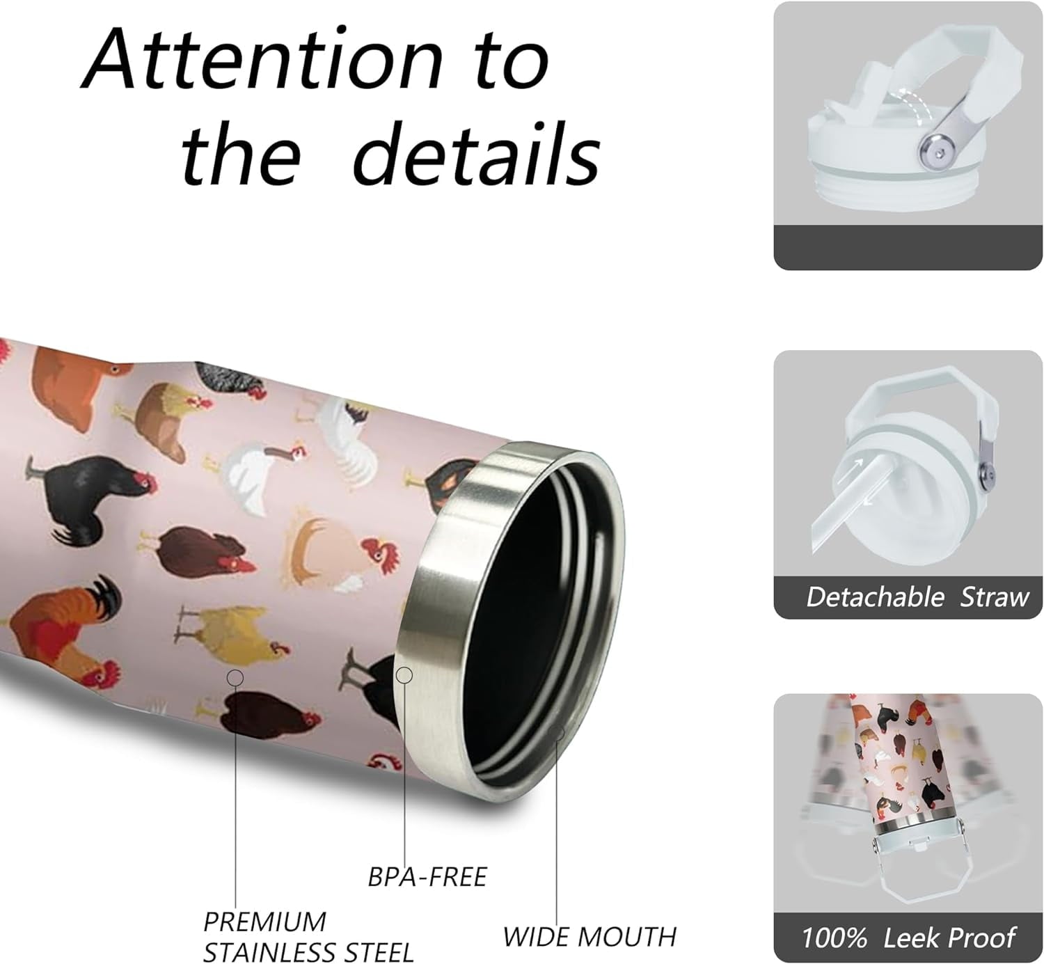 30 oz Purple Butterfly Tumbler with Handle and Filp Straw, Stainless Steel Cup with Lid and Straw, Travel Coffee Mug Insulated Water Bottle,Christmas Birthday Mothers Day Gifts for Women Animal Lovers - Tumbler