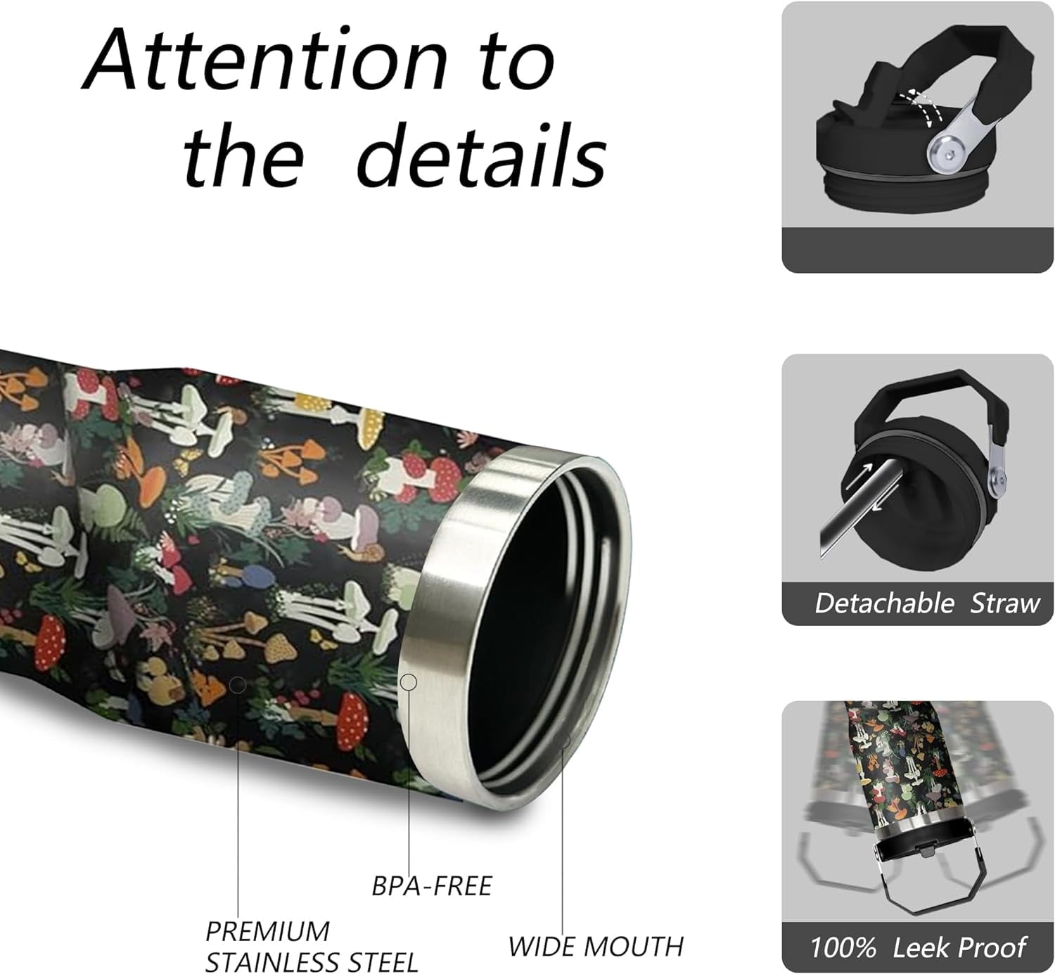 30 oz Purple Butterfly Tumbler with Handle and Filp Straw, Stainless Steel Cup with Lid and Straw, Travel Coffee Mug Insulated Water Bottle,Christmas Birthday Mothers Day Gifts for Women Animal Lovers - Tumbler