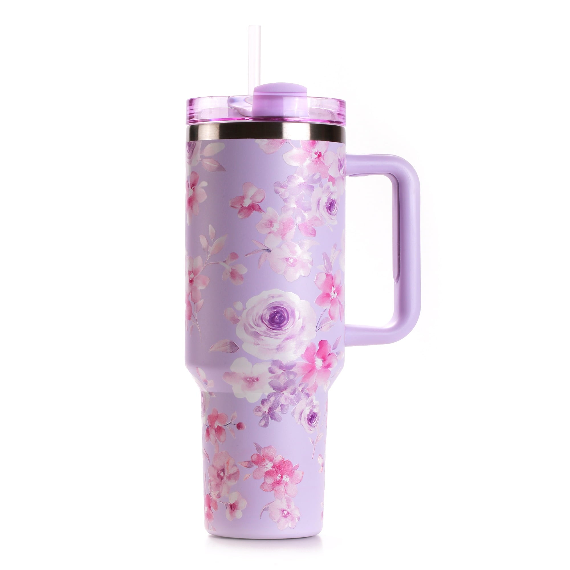Hi Peach Layne 40oz Purple Beauty Insulated Tumbler with Nail File