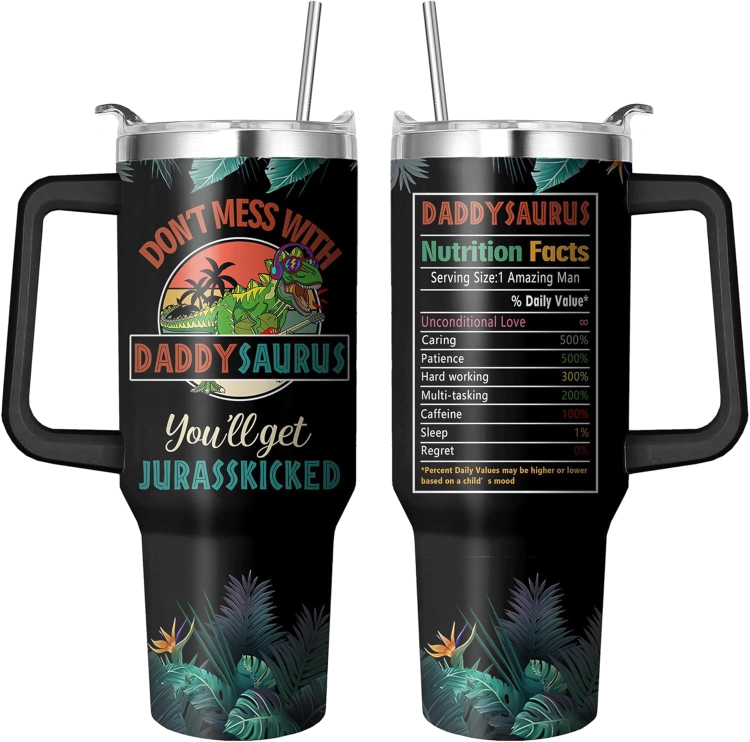 40 Oz Horse Tumbler with Straw and Handle, Double Wall Stainless Steel Horse Mugs for Horse Lovers, Horse Gifts for Women Insulated Horse Cups, 40 Oz Horse Coffee Cup Gifts for Horse Lovers Women - Insulated Tumbler
