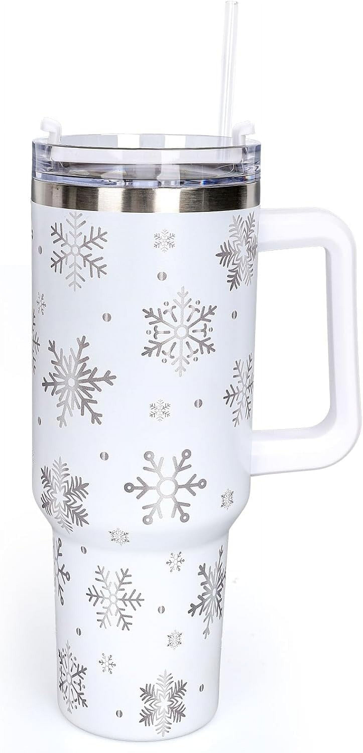 40oz Insulated Stainless Steel Tumbler with Handle, Abstract Brown Leopard Print Leakproof Water Bottles Travel Mug with Lid And Straw for Water, Iced Tea Or Coffee for Most Car Cup Holder - Insulated Tumbler