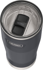 Thermos Stainless Steel Tumbler, w/ Slide Lock Lid, Graphite, 18 oz