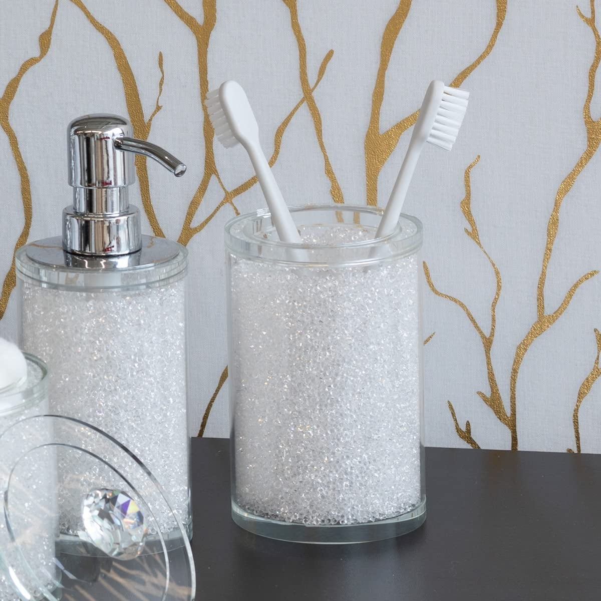 Sparkles Home Rhinestone Crystal-Filled Tumbler