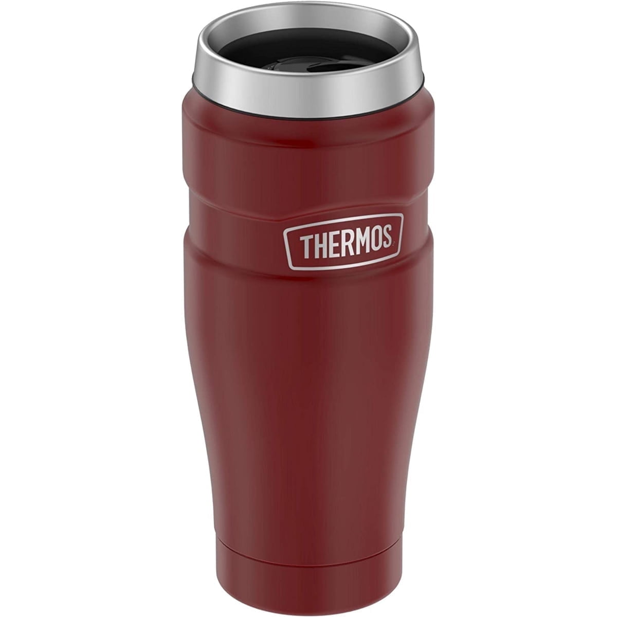 Thermos Stainless King Vacuum Insulated Stainless Steel Tumbler, 16oz, Matte Rustic Red