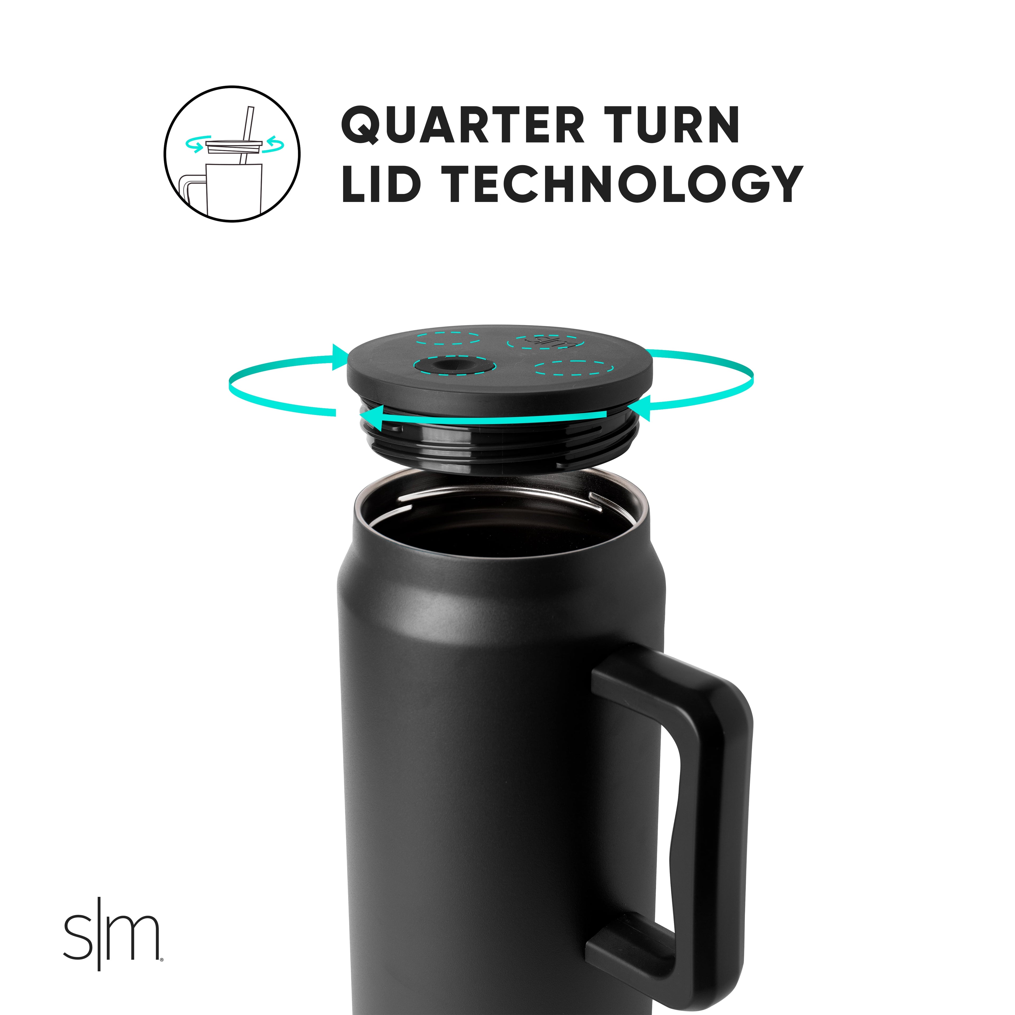 Simple Modern 50 fl oz Insulated Stainless Steel Trek Tumbler with Straw Lid | Almond Birch