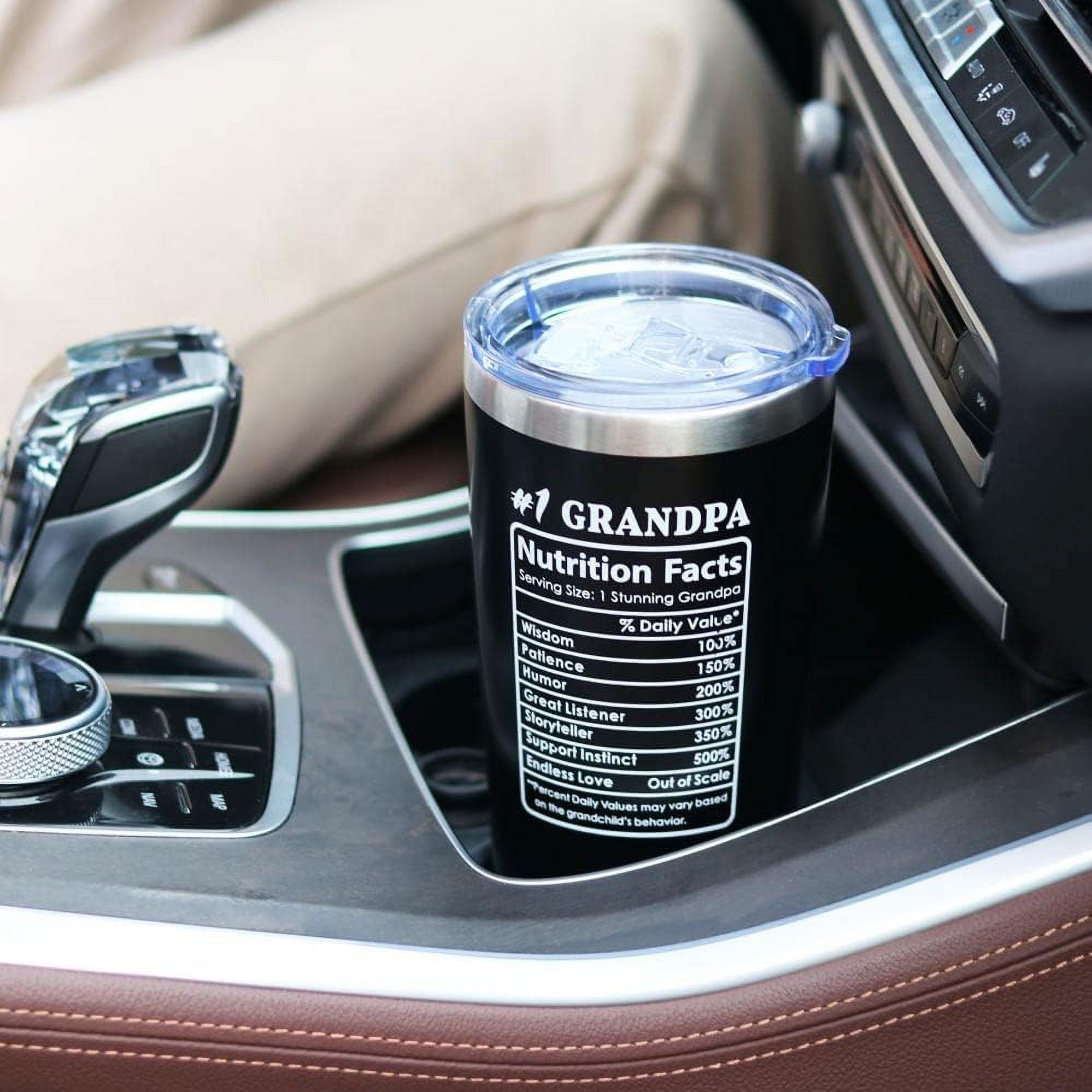 Gifts for Grandpa Gifts Tumbler, Best Grandpa Gifts from Grandchildren Grandkids - Best Grandpa Ever Gifts, 1 Grandpa Cup, Grandfather Gifts from Granddaughter Grandson Coffee Mug, 20oz