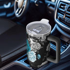 40 oz Hawaii Tropical Plants Tumbler Hawaii Tropical Plants Theme 40oz Tumbler with Handle Spill Proof Lid Straw Double Insulated Coffee Cup Hawaii Tropical Plants Lover Gifts