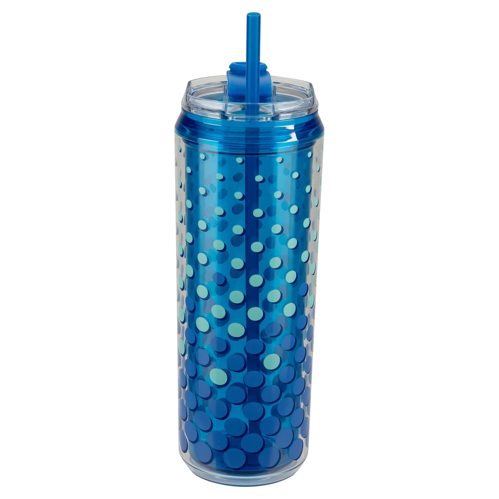 Cool Gear 3-Pack Modern Tumbler with Reusable Straw | Dishwasher Safe, Cup Holder Friendly, Spillproof, Double-Wall Insulated Travel Tumbler | Printed Variety Pack