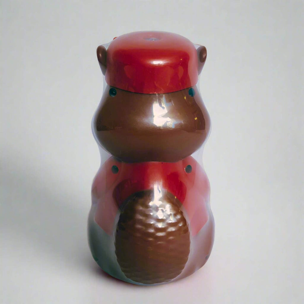 Buc-ees 32 oz Beaver Red and Brown Straw Sipper Drink Tumbler