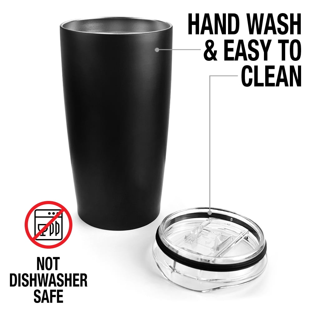 Dexter'S Laboratory/Genius Stainless Steel Tumbler 20 oz Coffee Travel Mug/Cup, Vacuum Insulated & Double Wall with Leakproof Sliding Lid | Great for Hot Drinks and Cold Beverages