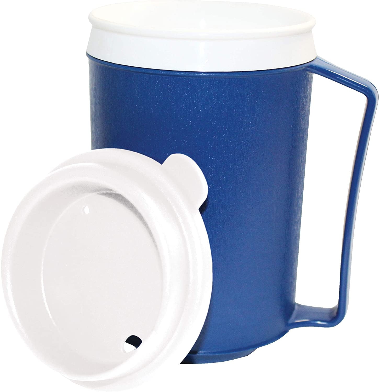 Weighted Insulated Mug with Tumbler Lid (12oz), Pack of 2