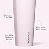 Corkcicle Classic 24 oz Holiday Triple-Insulated Stainless Steel Tumbler-Powder Puff