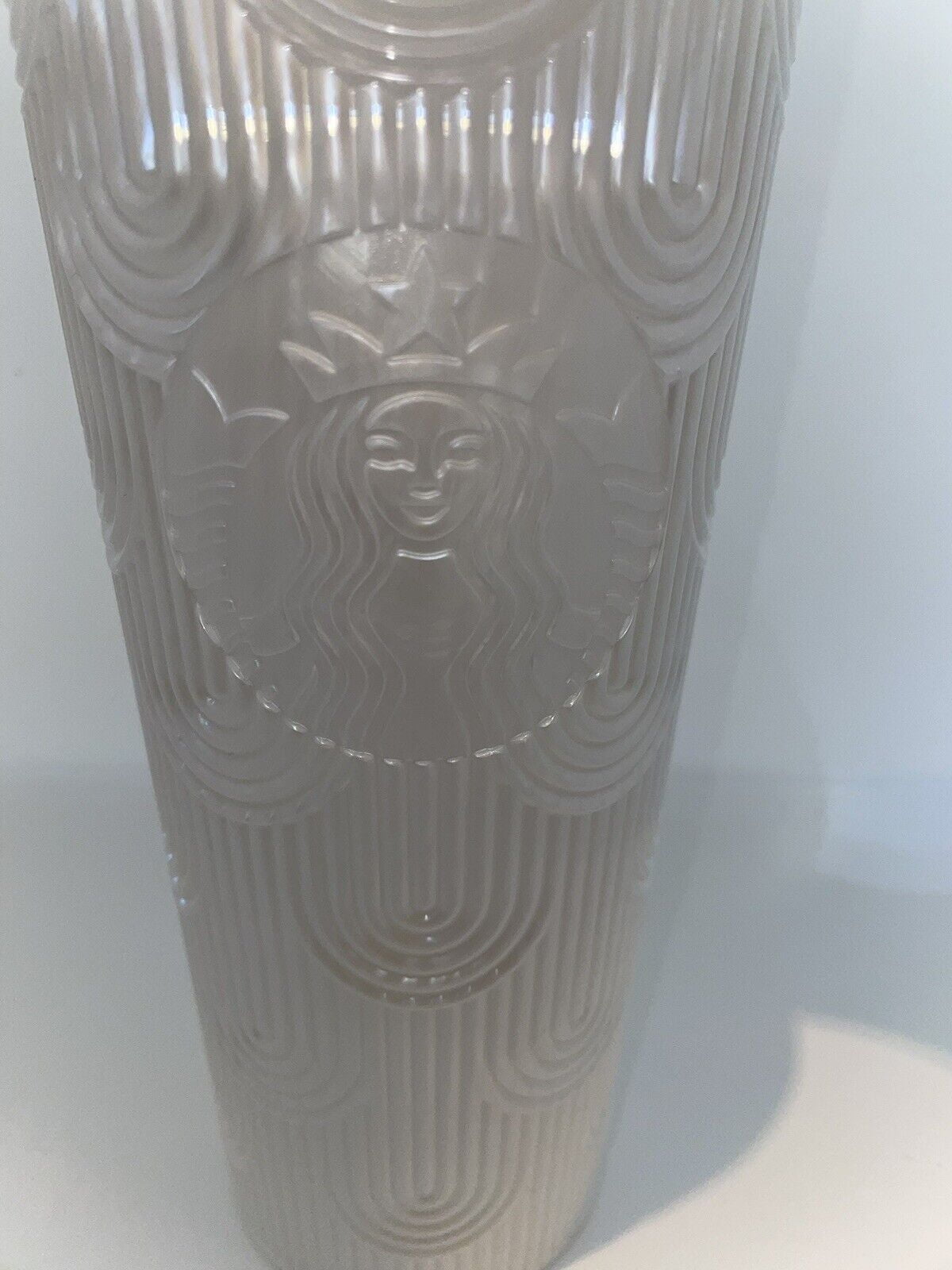 Starbucks 2023 Spring Pearl White 24oz Mermaid Venti Tumbler
