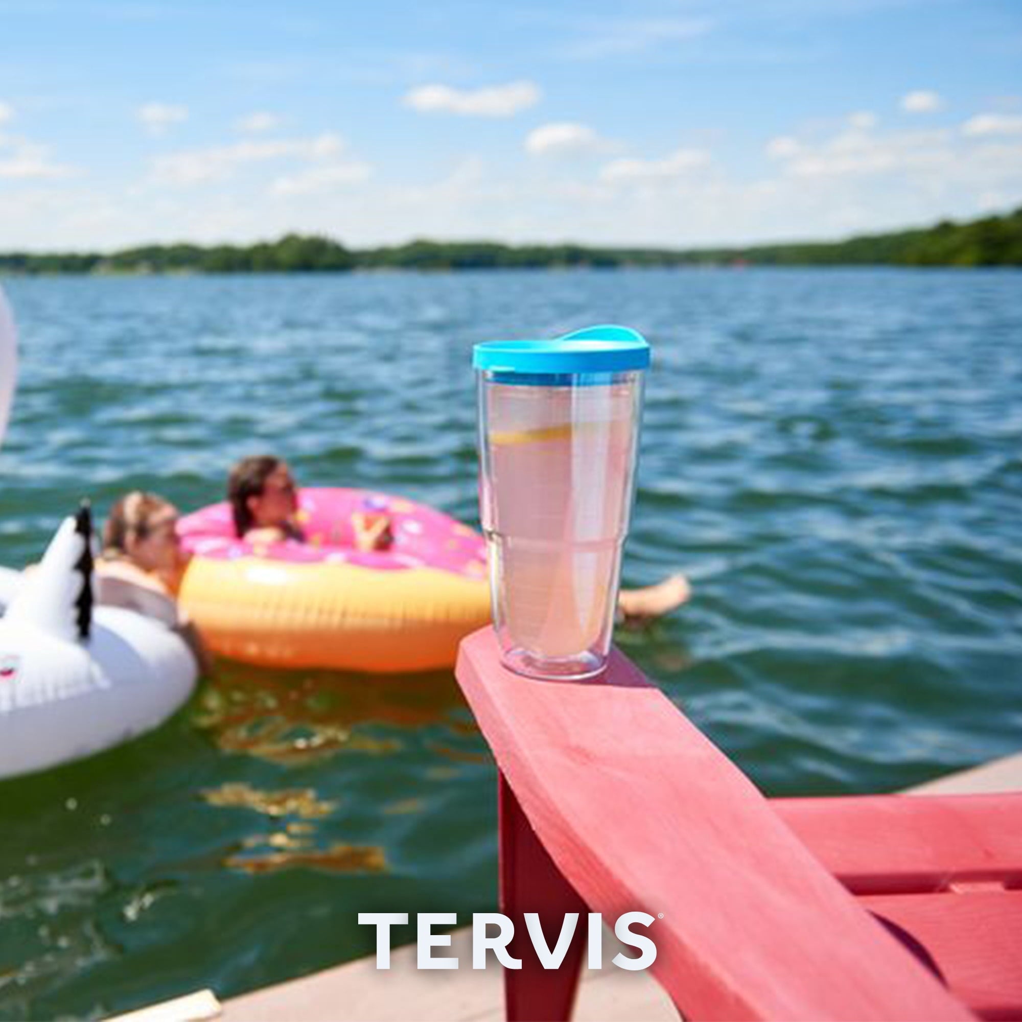 Tervis America250 - All Over Double Walled Insulated Tumbler Travel Cup Keeps Drinks Cold & Hot, 24OZ