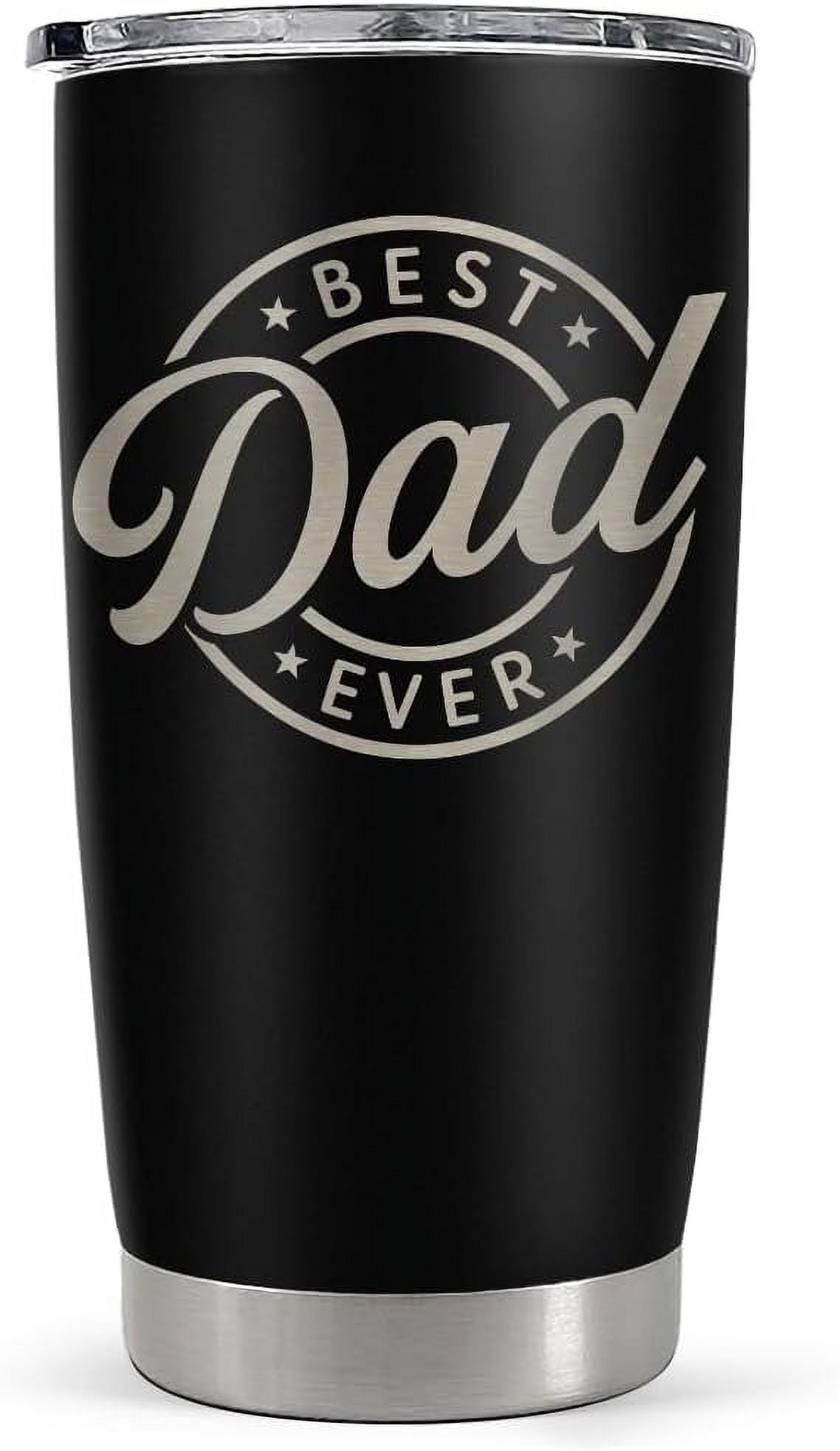 Daddy The Man The Myth The Legend Tumbler with Lid - 20oz Insulated Stainless Steel Mug - Coffee Mug for Sport Office Travel - Insulated Tumbler