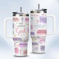40oz Insulated Stainless Steel Tumbler with Handle, Abstract Brown Leopard Print Leakproof Water Bottles Travel Mug with Lid And Straw for Water, Iced Tea Or Coffee for Most Car Cup Holder - Insulated Tumbler