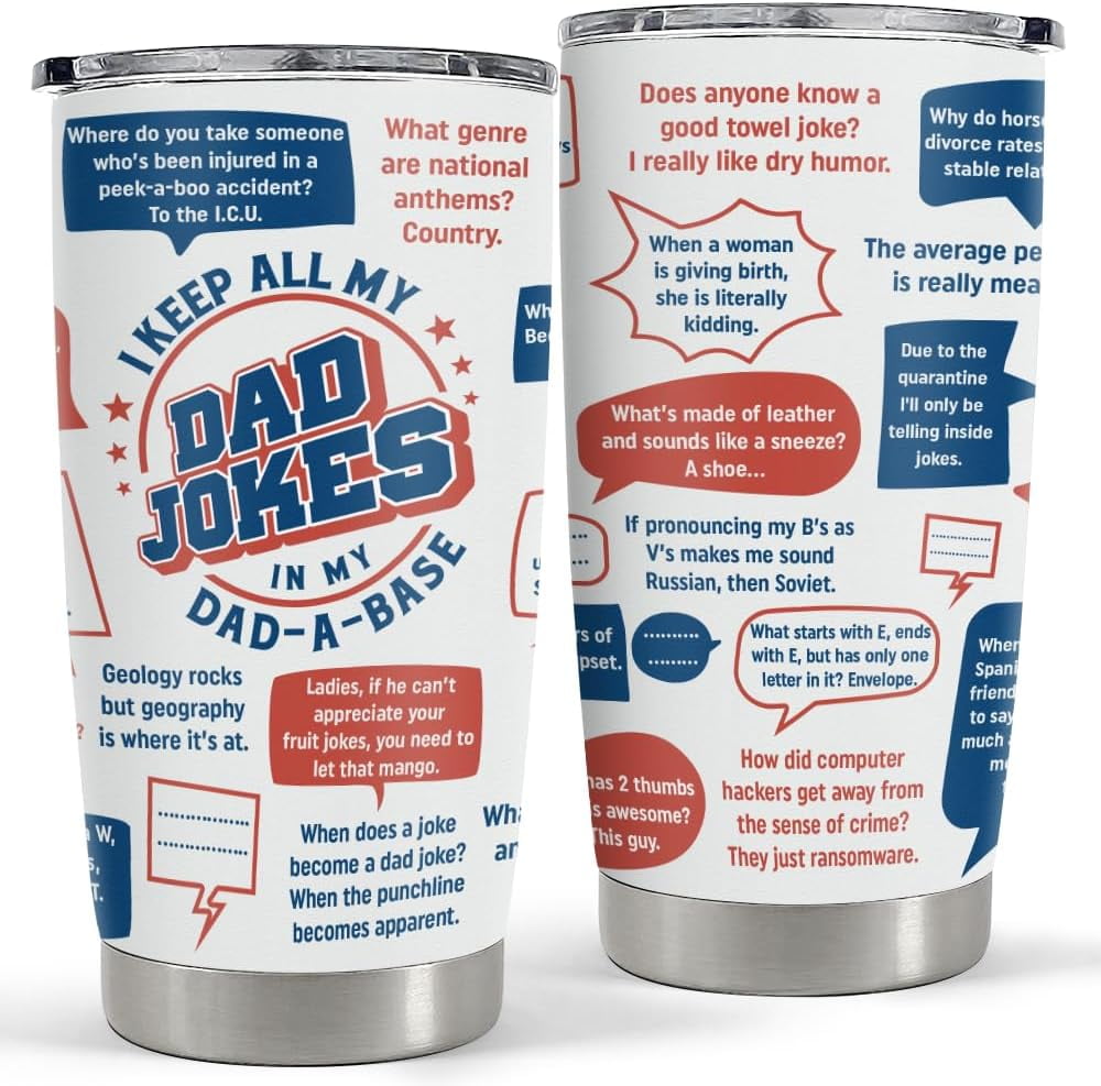Daddy The Man The Myth The Legend Tumbler with Lid - 20oz Insulated Stainless Steel Mug - Coffee Mug for Sport Office Travel - Insulated Tumbler