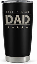 Daddy The Man The Myth The Legend Tumbler with Lid - 20oz Insulated Stainless Steel Mug - Coffee Mug for Sport Office Travel - Insulated Tumbler