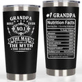 Gifts for Grandpa Gifts Tumbler, Best Grandpa Gifts from Grandchildren Grandkids - Best Grandpa Ever Gifts, 1 Grandpa Cup, Grandfather Gifts from Granddaughter Grandson Coffee Mug, 20oz