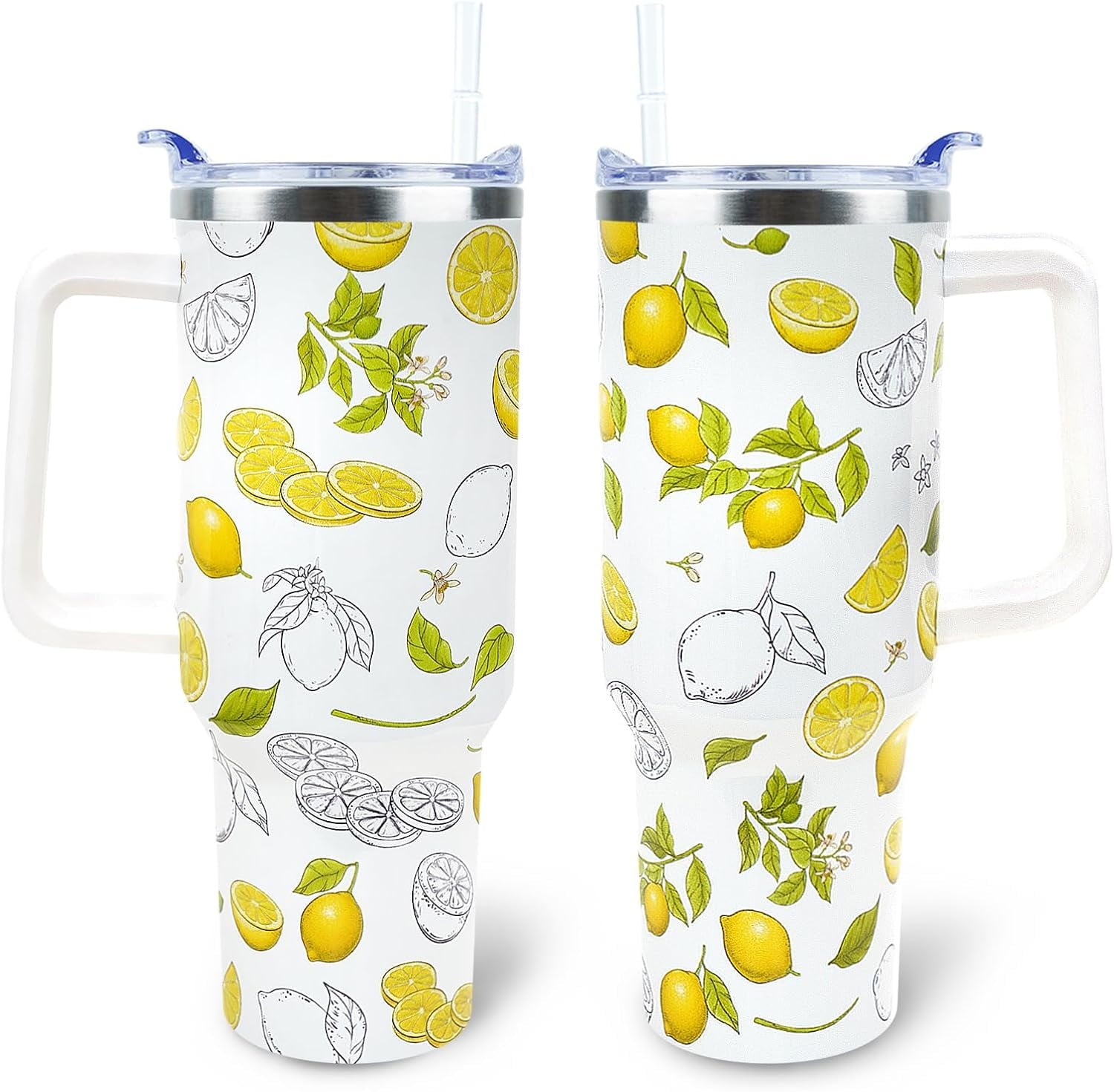 Mom Tumbler 40 oz Tumbler with Handle and Straw Lid Leak Proof - Best Mom Ever Tumbler for Christmas Mothers Day Birthday Gifts for Mom Women - Stainless Steel Cup - Tumbler