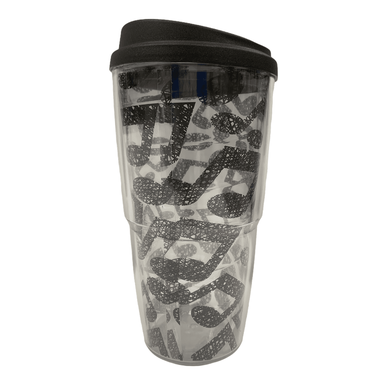 Music Notes, 24 Ounce Double Wall Insulated Travel Tumbler