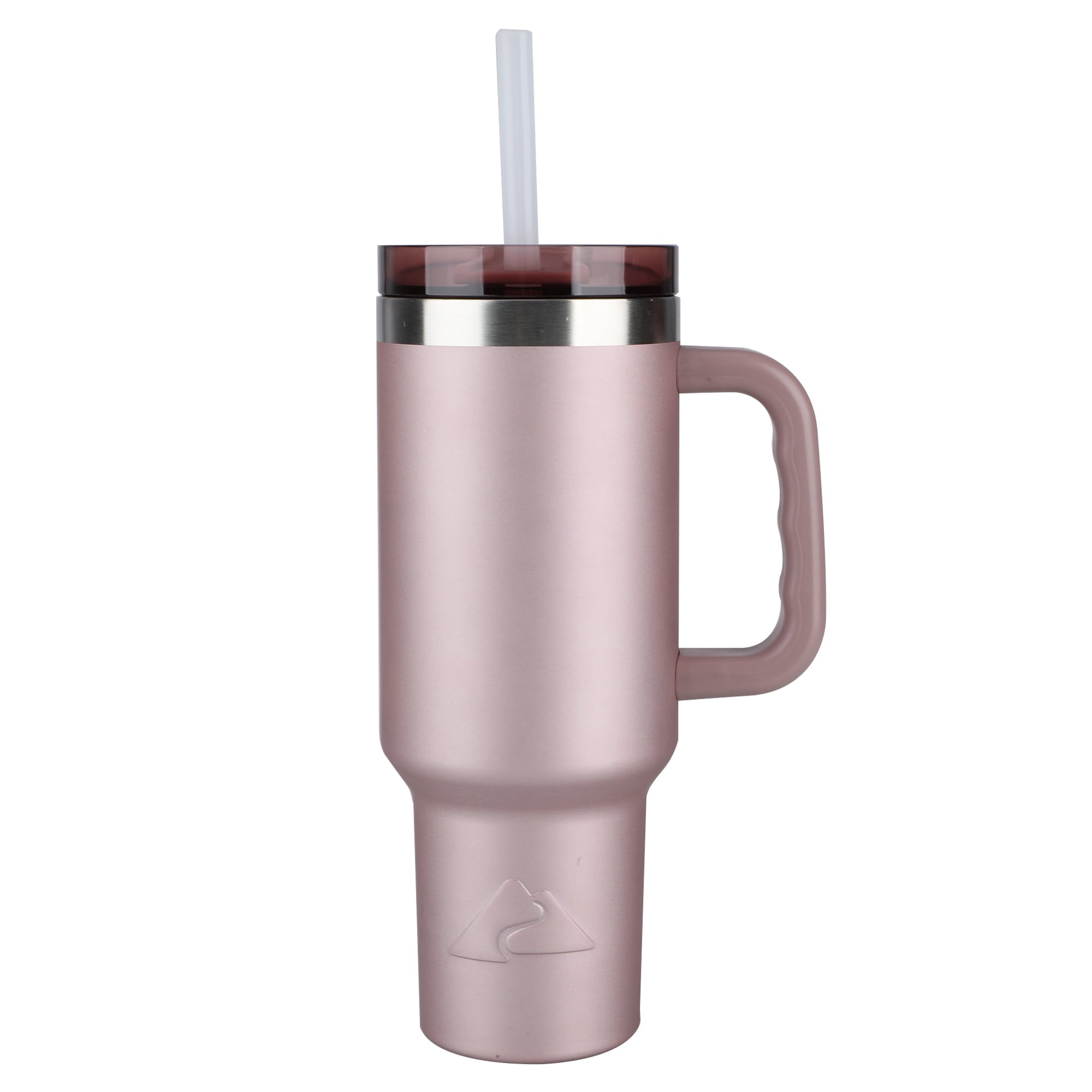 (6 pack) Ozark Trail 40 oz Stainless Steel Insulated Tumbler with Handle, Black - Insulated Tumbler