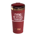 RTIC 18 oz Ceramic Lined Insulated Happy Hour Pint Tumbler, Leak Resistant Lid, Soft-Touch Exterior, Dark Midnight Dust - Insulated Tumbler