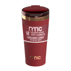 RTIC 18 oz Ceramic Lined Insulated Happy Hour Pint Tumbler, Leak - Insulated Travel Tumbler Cup