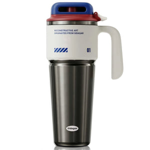 Sidagar 32 oz Stainless Steel Vacuum Insulated Tumbler with Straw - Insulated Travel Tumbler Cup