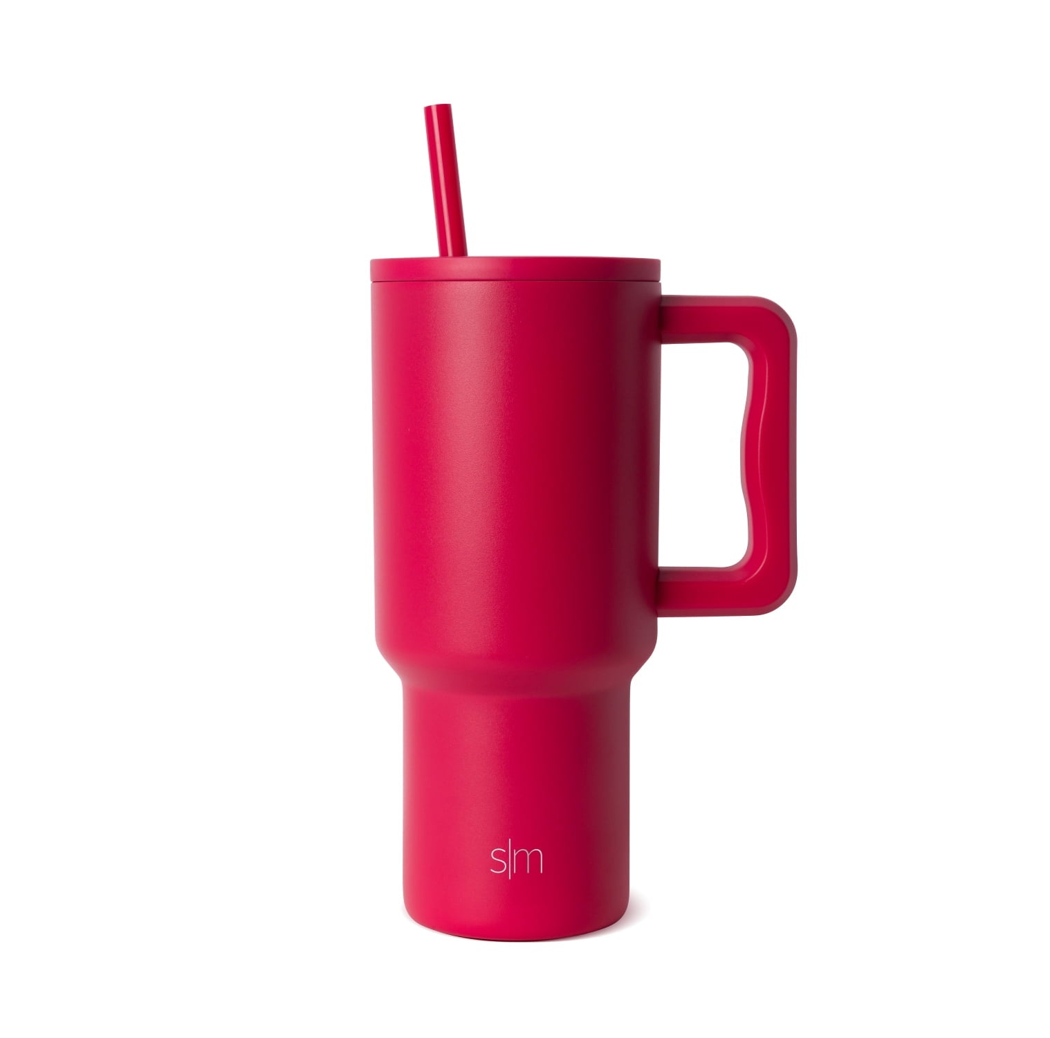 Simple Modern 30 fl oz Insulated Stainless Steel Trek Tumbler with Straw Lid | Seaglass Sage and Cream Checkmate - Insulated Tumbler