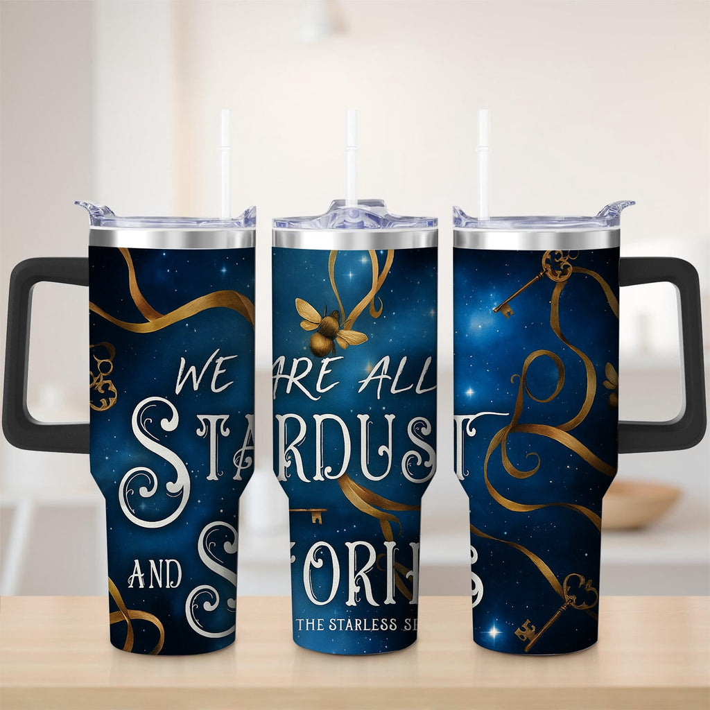 Starry Night We Are All Stardust Stainless Steel Tumbler, 40oz - Tumbler