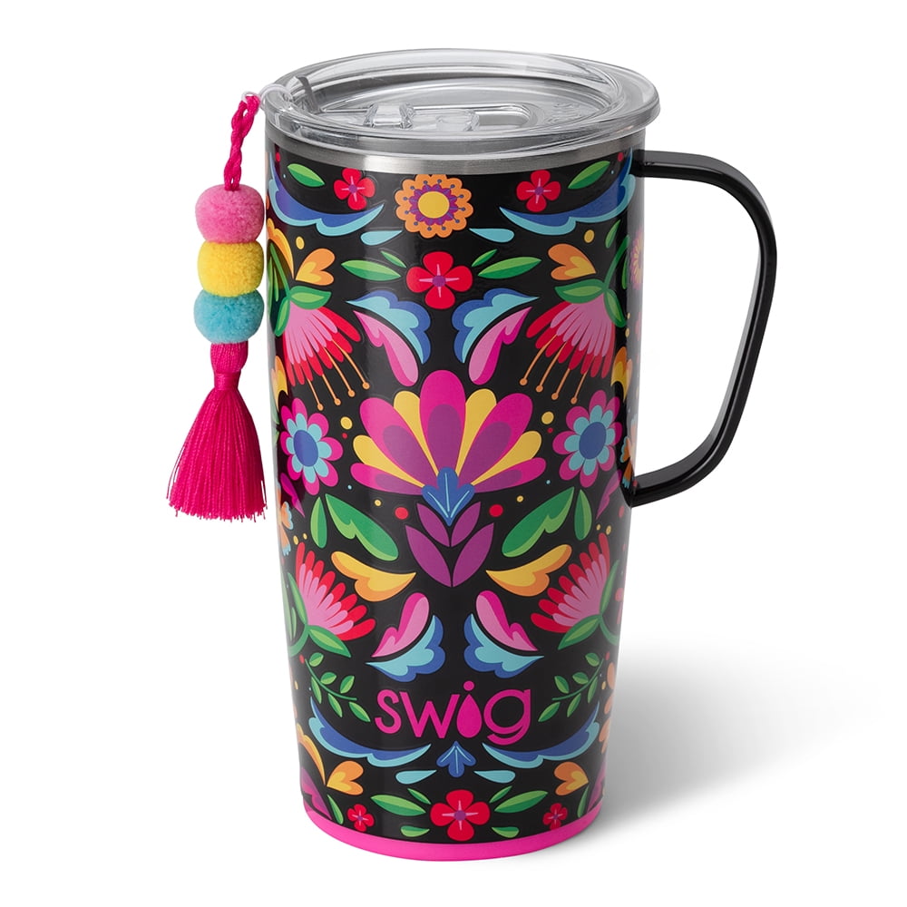 Swig Life 22oz Travel Mug | Insulated Stainless Steel Tumbler with Handle | Love All - Insulated Tumbler
