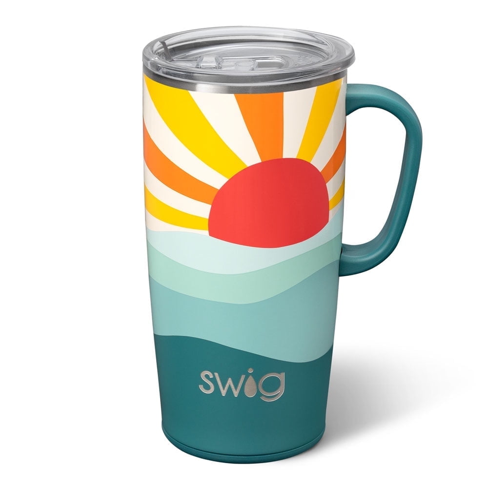 Swig Life 22oz Travel Mug | Insulated Stainless Steel Tumbler with Handle | Love All - Insulated Tumbler