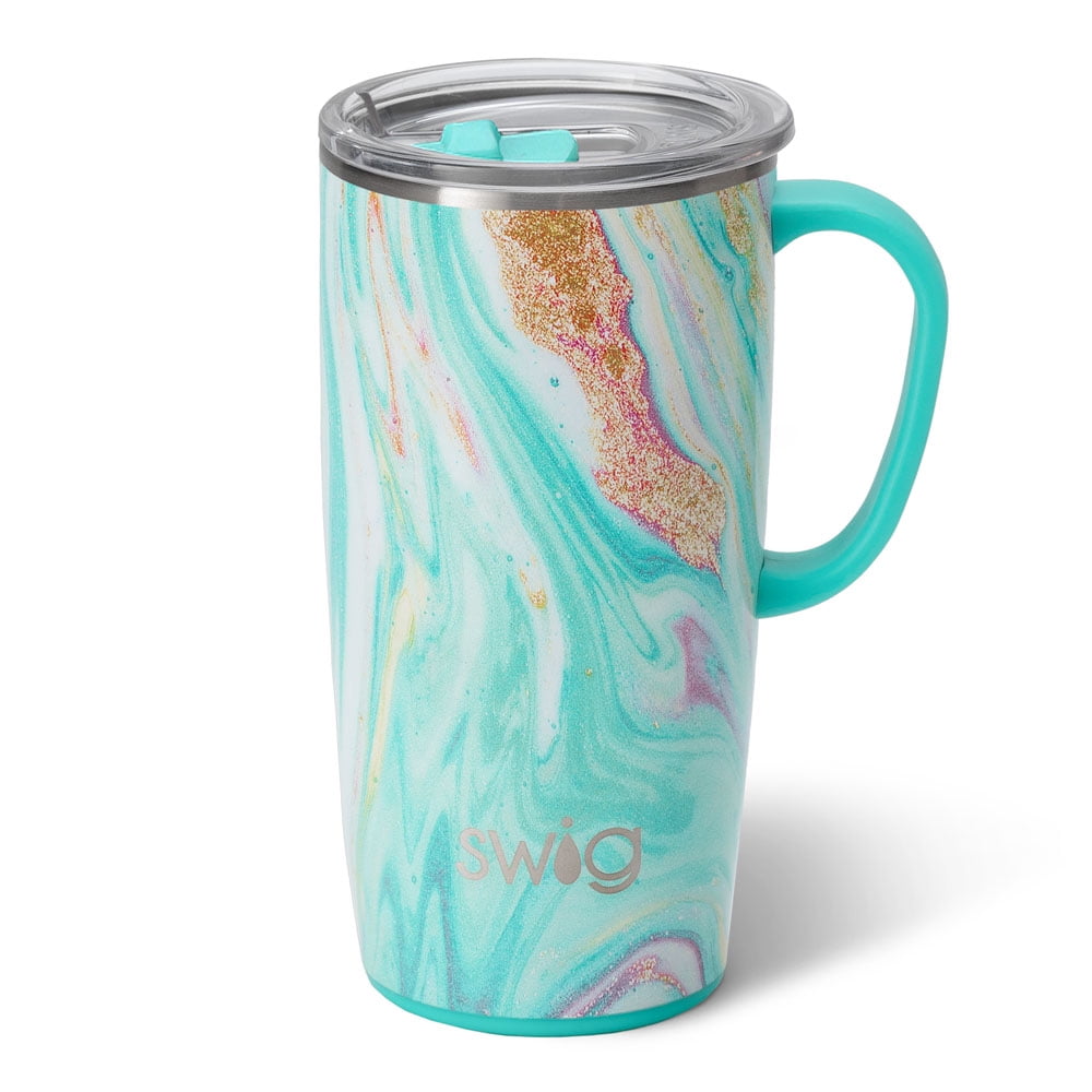 Swig Life 22oz Travel Mug | Insulated Stainless Steel Tumbler with Handle | Love All - Insulated Tumbler