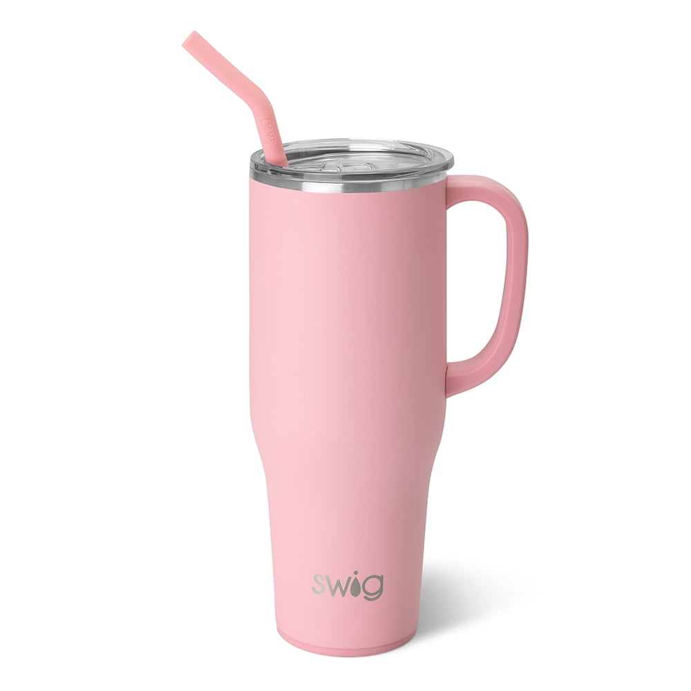 Swig Life 40oz Mega Mug | Insulated Stainless Steel Tumbler with Handle | Over The Rainbow - Insulated Tumbler