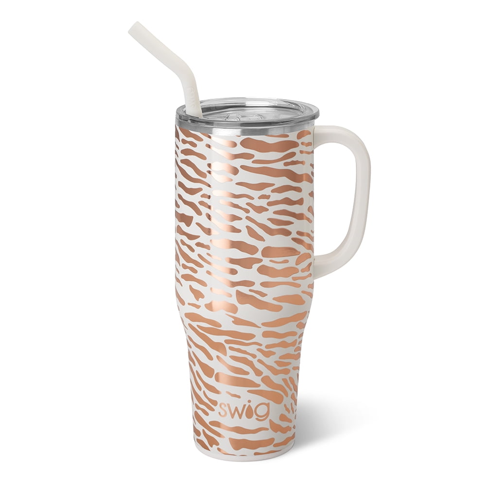 Swig Life 40oz Mega Mug | Insulated Stainless Steel Tumbler with Handle | Over The Rainbow - Insulated Tumbler