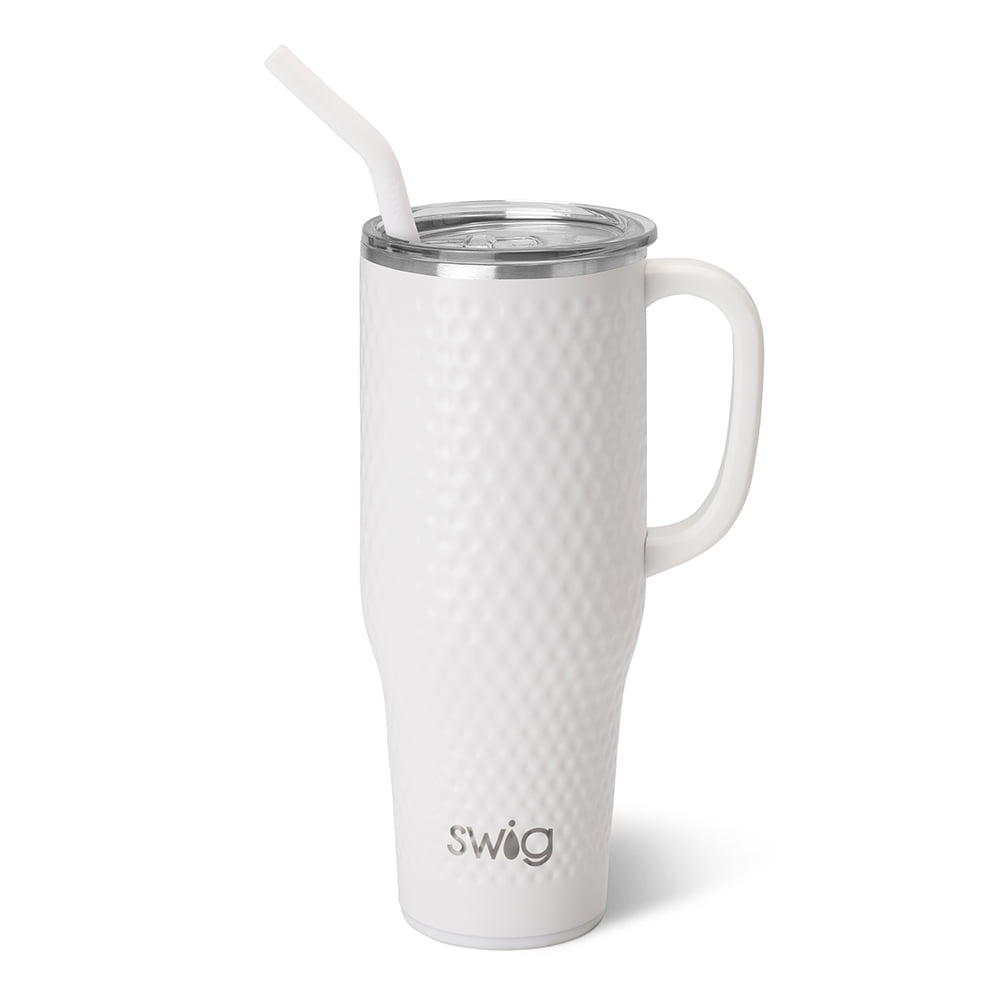 Swig Life 40oz Mega Mug | Insulated Stainless Steel Tumbler with Handle | Over The Rainbow - Insulated Tumbler